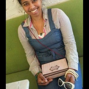 Small Pink Leather Purse